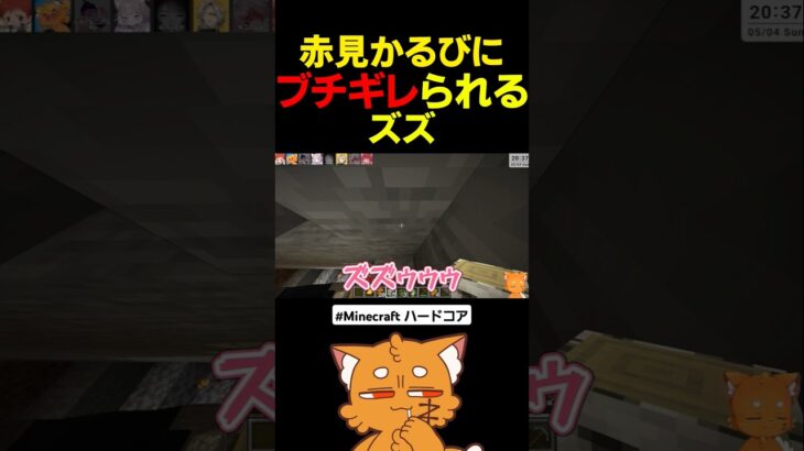 赤見かるびにブチギレられる【#マインクラフト #minecraft #minecraftshorts #マイクラ 】#shorts