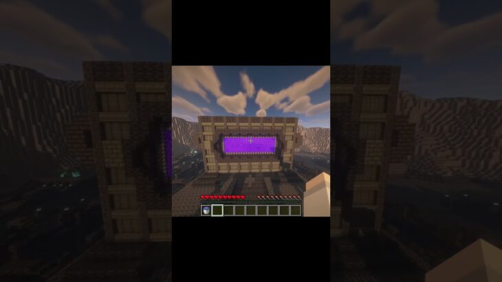 【マイクラ】自分の建築動画のワールドでアスレしてみた!! #マイクラ #minecraft #ゲーム #まいくら #マインクラフト#shorts  #ゲーム実況