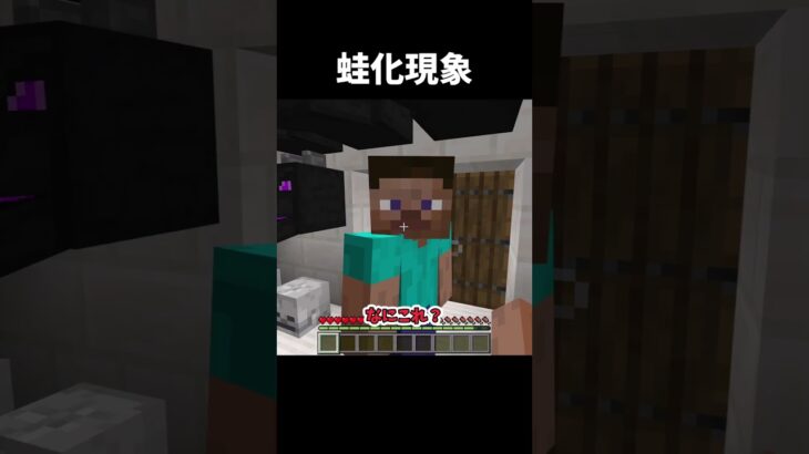 蛙化現象#マイクラ #minecraft #ショート #shorts #マインクラフト