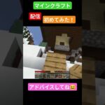 マインクラフトの配信初めてみました✨#マイクラ #マインクラフト #ゲーム実況 #minecraft #実況配信者 #shorts