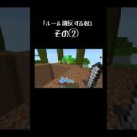 ルール違反する奴②#ゲーム #ゲーム実況 #まいくら #マイクラ #マインクラフト #minecraft #shorts