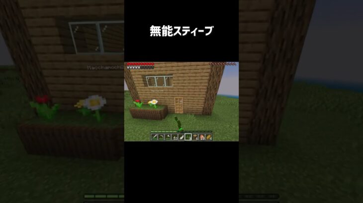 無能スティーブ#マイクラ #minecraft #shorts