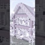 建築成長記録　最初：初めての建築　最後：最高傑作　断崖絶壁にあるのは気にしないでください笑#マイクラ #マインクラフト #minecraft #建築 #マイクラ建築 #shortvideo
