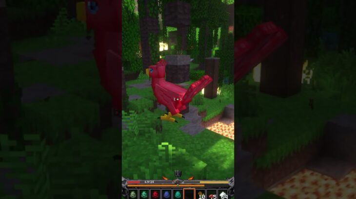 นกขนของใน mod mythic mounts ในเกม Minecraft#shorts#Minecraft #mod mythicmounts #mythicmounts#มายคราฟ