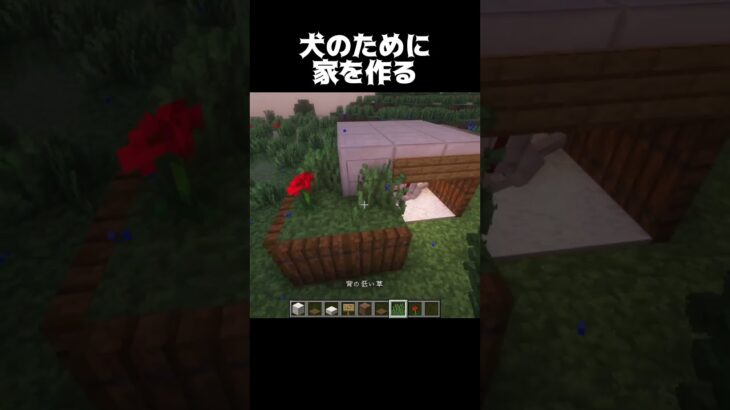 犬のための家 #shorts #マインクラフト #マイクラ