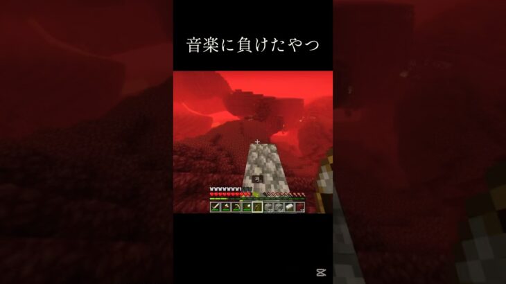 音楽に逆らえなかった奴#shorts #マイクラ