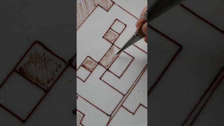 チョコペンでマイクラの「スティーブ」描いてみた　#shorts #マイクラ #イラスト#イラストメイキング #マインクラフト