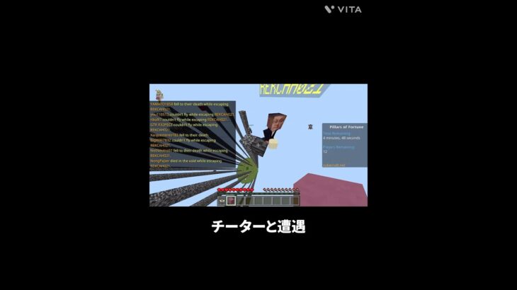 チーターと遭遇しました#shorts #マイクラ #サーバー