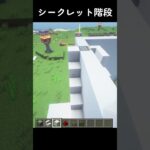 シークレット階段 #マイクラ #shorts