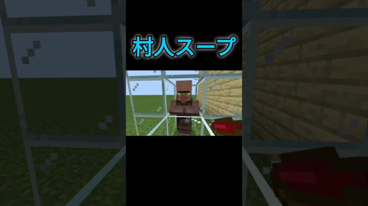 スティーブの村人スープ　　#マイクラ #shorts