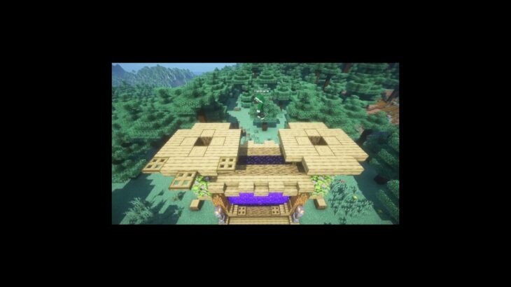 ファンタジーなネザーゲートの作り方【マイクラ建築】【マインクラフト】 #shorts