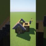 【マイクラ】簡単に作れる木の家！#shorts