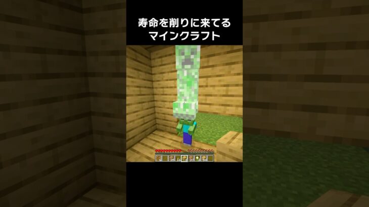 マイクラの心臓に悪い瞬間 #shorts