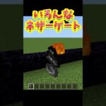 いろんなネザーゲート #マイクラ #shorts