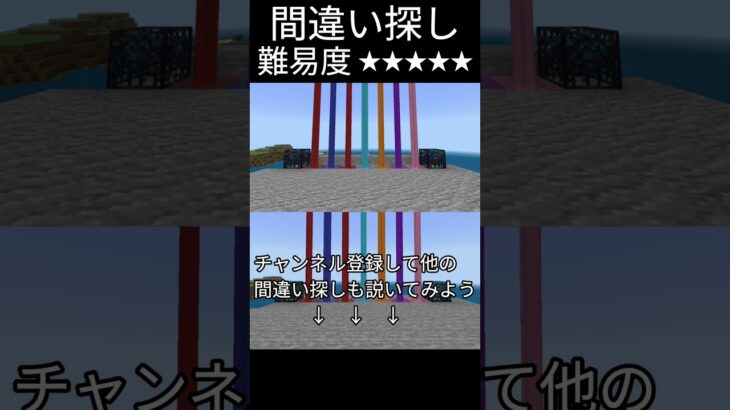 【マイクラ】間違い探し#shorts#マイクラ#間違い探し