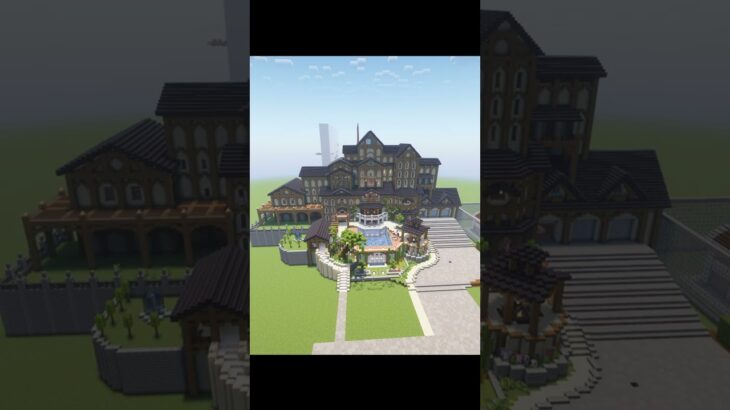 無名団鯖の建築物をご紹介！　 #プロクラフト  #マイクラ #shorts