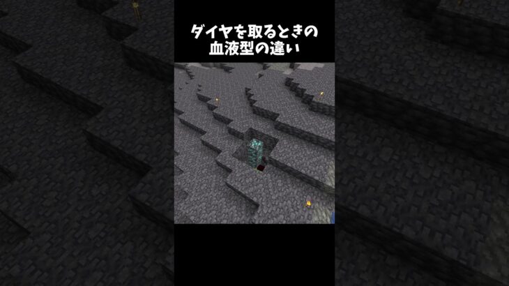 血液型#マイクラ #マインクラフト #ショート #shorts