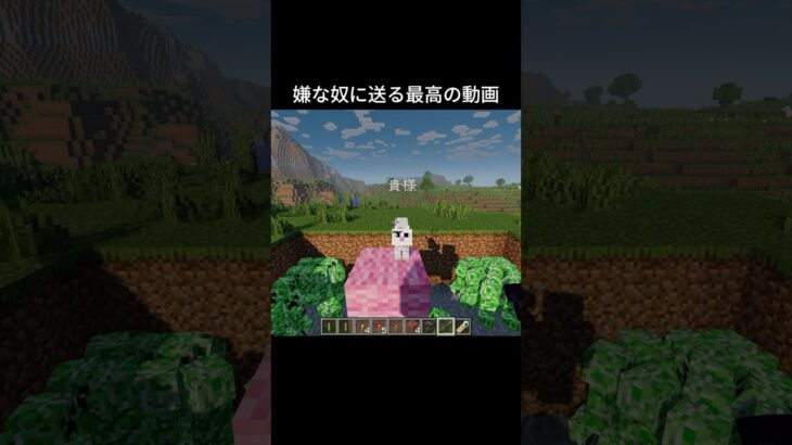 さぁ、別れの時だ！　#shorts #マイクラ #マインクラフト #minecraft