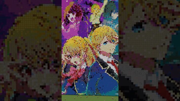 【マイクラ】アイドルのブロックアートと反対デモ #shorts #マイクラ #minecraft #minecraftshorts #マインクラフト #ゆっくり実況 #ゆっくり解説 #ゆっくり茶番