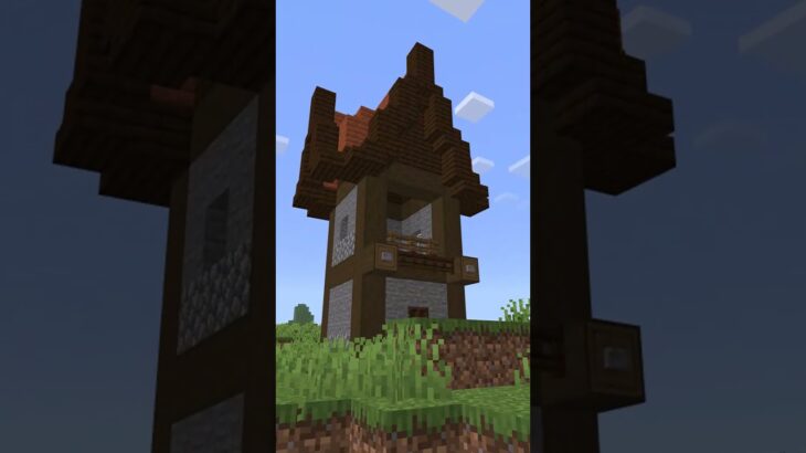 【マイクラ建築】マイクラ歴別建築の違い！ #マイクラ #shorts  #short