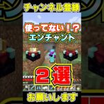 マイクラで使われてないエンチャント#shorts #マイクラ #マインクラフト#short #shortvideo