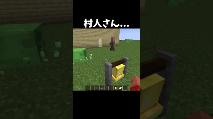 村人の現実！#shorts#minecraft#マイクラ