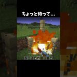 炎がやばすぎる！#shorts#minecraft#マイクラ