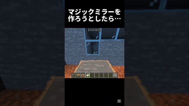 ✕マジックミラー/○マイクラのやめたくなる瞬間 #shots #マイクラ #中学2年生 #minecraft #マインクラフト #ゲーム #中学生 #810