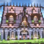 【マイクラ建築】ペールオークと桜で作るファンタジーな家の作り方【マインクラフト】【マイクラ】