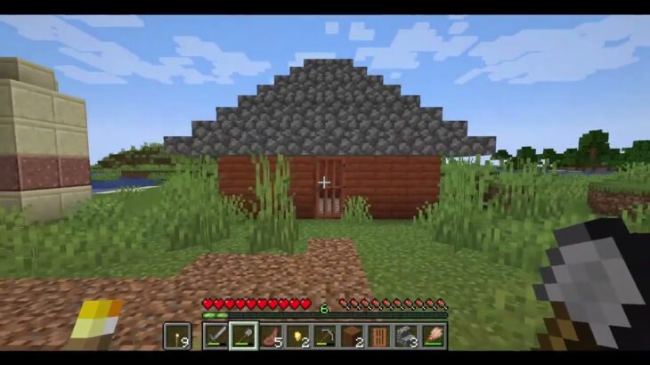 マインクラフト初心者　家づくり動画