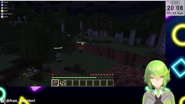 【マインクラフト 】レン家でコラボ！！！ 【喜緑フラン】