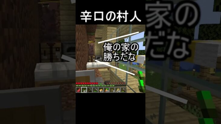 村人が家に遊びに来てくれたぜ!! #マイクラ #マインクラフト#ゲーム実況
