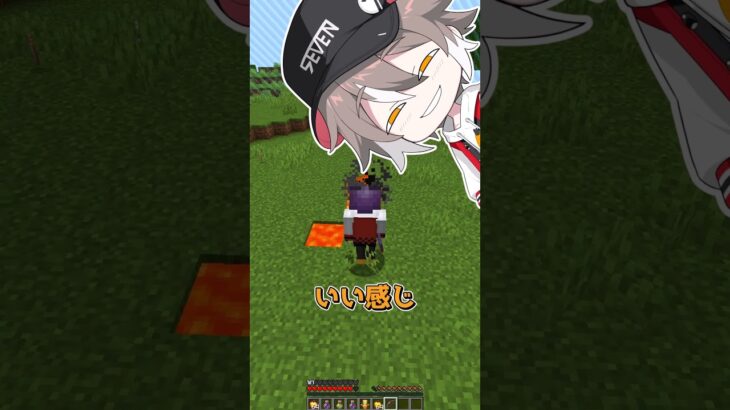 ダメージ受けて倒せ  #マイクラ