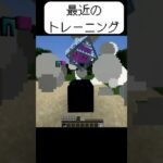 最近毎日やってるトレーニング方法  #マイクラ #神業