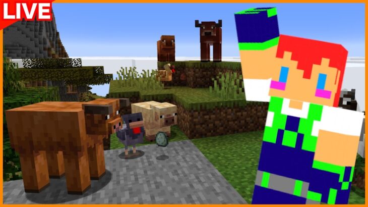 【マイクラ】村を素敵な色に変える