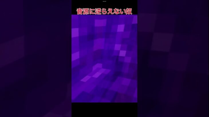 音源に逆らえなかった奴ww#まいんくらふと #マイクラ #マインクラフト #コマンド #編集