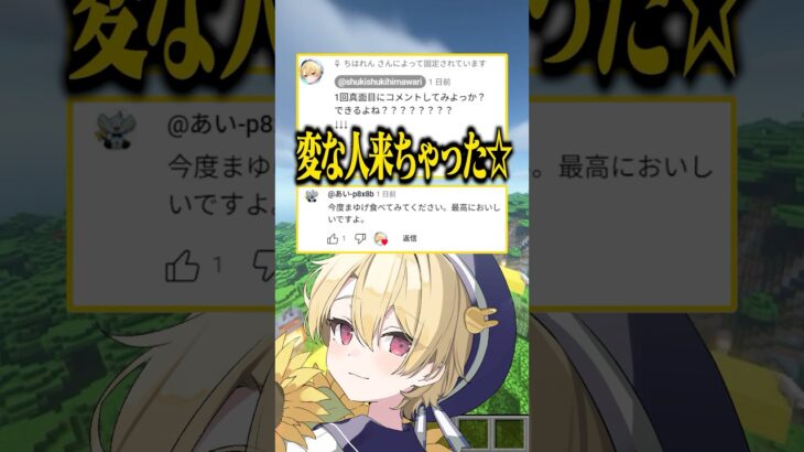 コメント欄がおかしいwww #マイクラ