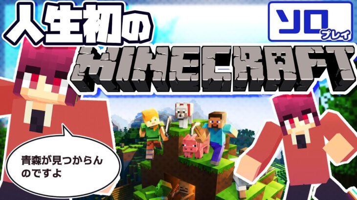 【人生初マイクラ#07】青森探す…!?建築する……っ!?【 マインクラフト / Minecraft 】#vtuber #新人vtuber #れいるど