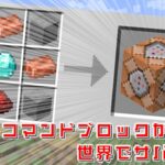 【マイクラ】コマンドブロックが使える世界でサバイバル！【コマクラ！#1】