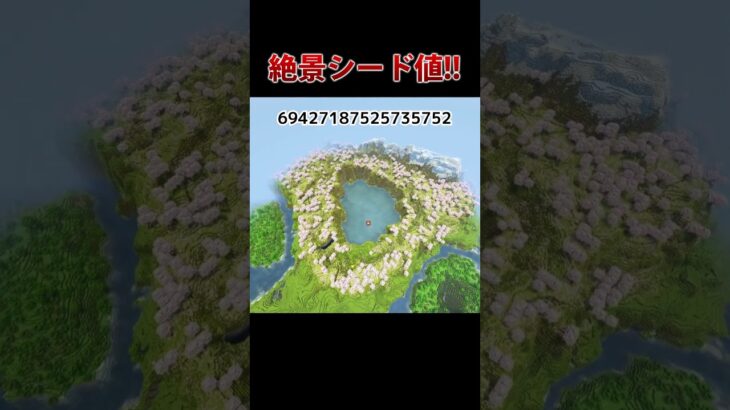 絶景シード値!! 1.21 #minecraft #マインクラフト #マイクラ #shorts #シード値
