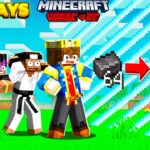 100 Days But You Can BUY CHUNKS In Hardcore Minecraft 😰