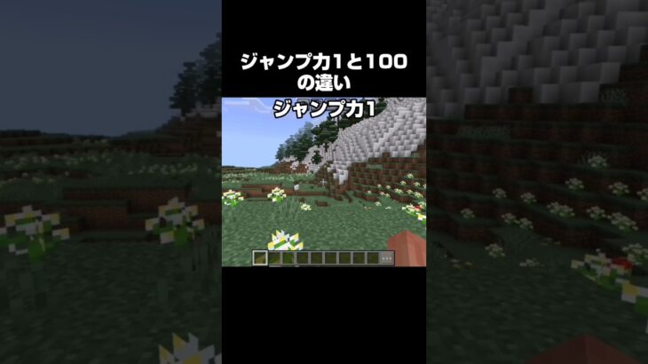 【マイクラ】ジャンプ力1と100の違い#minecraft #マイクラ #shorts MQDOXWC3F6NRVA8C