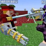 #16【マイクラMOD】ラスボスはチーターだった？新武器の性能がぶっ飛んでて草【あくまで個人戦クラフト Terramity】