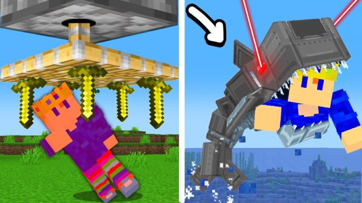 21 Manières INCROYABLES de Piéger vos Potes sur Minecraft !
