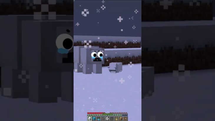마인크래프트에서 북극곰을 위한 집 짓기 😢 %35 #minecraft