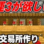幸運3のエンチャント本を手に入れるために司書の交易所を作ろう！！【マイクラ統合版/マインクラフト/Minecraft】Part9