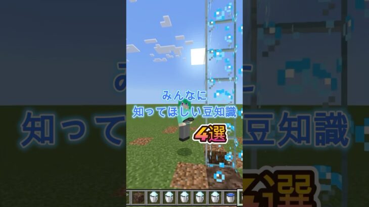 知ってほしい豆知識4選［まいくら•マインクラフト］#マイクラ #minecraft #マインクラフト #ゲーム実況 #shorts