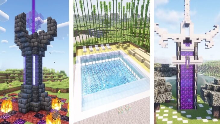 初心者必見！明日作れるマイクラ建築9選！【マイクラ/一気見】