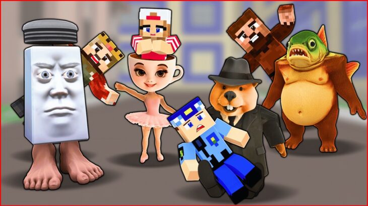 AREF BİZİ BRAİNROT KARAKTERLERİNE DÖNÜŞTÜRDÜ! 😂 – Minecraft