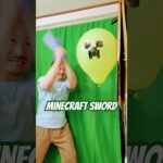 Amazonで買ったマイクラのエンチャントされた剣はドットが痛い【Minecraft enchanted sword purchased from Amazon】#shorts